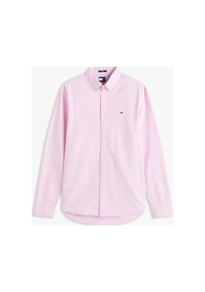 Tommy Hilfiger Tjm Reg Oxford Shırt Ext Erkek Pembe Gömlek - Dm0dm21298