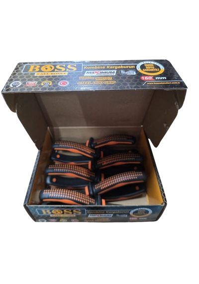 Boss 160 Mm Siyah 85616 Oksit Kargaburun 6 Adet
