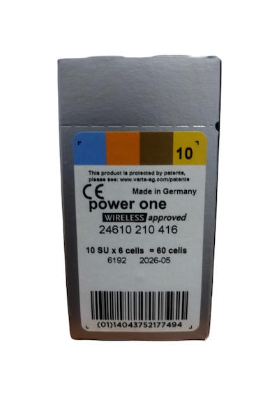 Powerone 10 Numara Işitme Cihazı Pili 5 Paket 30 Adet