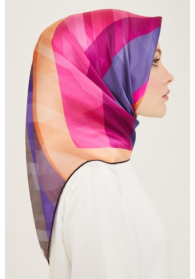 Armine Twill İpek Eşarp 24ya9137 34 - Desenli