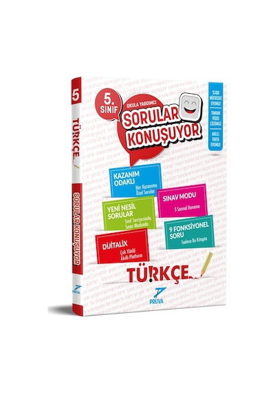 Pruva Akademi 2025 5. Sınıf Türkçe Sorular Konuşuyor Güncel Müfredat