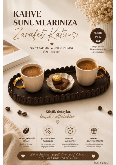 Kahve Sunumlarınıza Zarafet Katan Dekoratif Tepsi Çekirdek Detaylı Sunum Tepsi - 878365275 Çekirdek Detaylı Sunum Tepsi Kahve Sunumlarınıza Zarafet Katan Dekoratif Tepsi Çekirdek Detaylı Sunum Tepsi - 878365275 Çekirdek Detaylı Sunum Tepsi