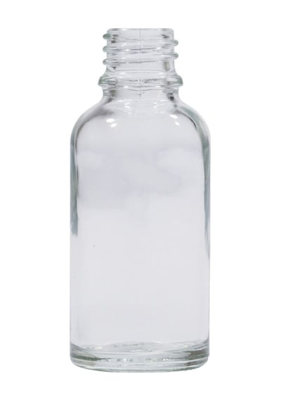 Şeffaf Cam Şişe 50 Ml 18 Mm 20 Adet
