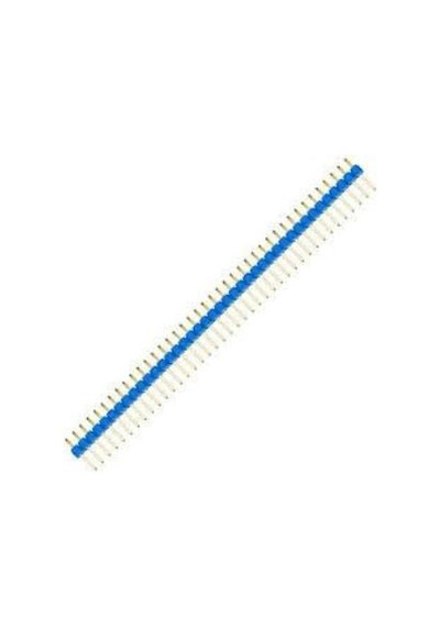 Mavi Header Erkek 1X40 Pin - 2.54 Mm Tek Sıra