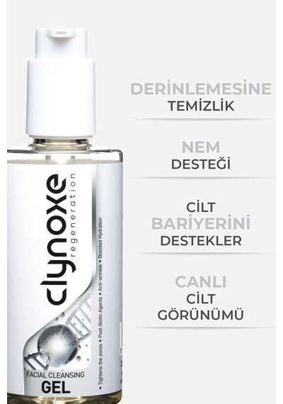Clynoxe Facial Cleansing Gel,kırışıklık Karşıtı Nazik Arındırıcı Yüz Temizleme Jeli 200 Ml