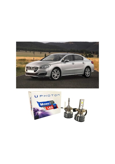 Peugeot 508 Uzun Far Ampulü H7 Mono Yeni Seri Beyaz 2011-2018