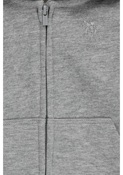 U.S. Polo Assn. Erkek Çocuk Gri Melanj Sweatshirt 50316488-vr086