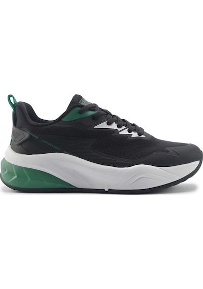 Kinetix Justus-soft Tx 5fx Siyah Unisex Sneaker Siyah-yesıl Siyah - Yeşil