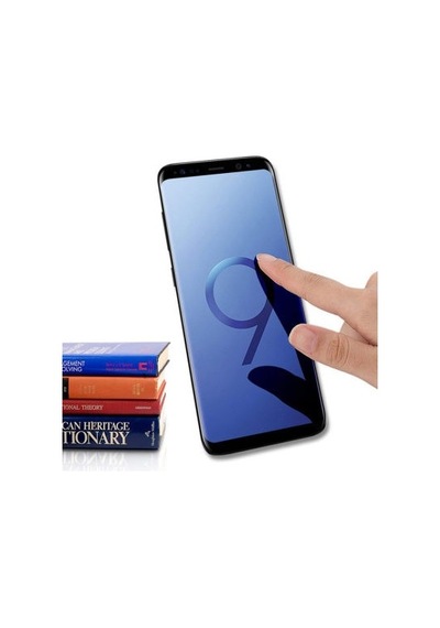 Samsung Galaxy Note 9 İle Uyumlu Şeffaf Esnek Kavisli Ekranı Tam Kaplayan Pet Ekran Koruyucu
