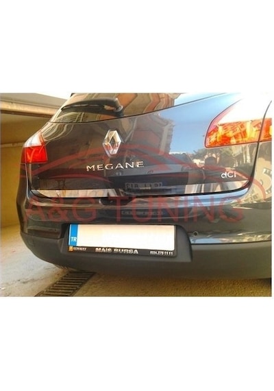Renault Megane 3 Hb Krom Bagaj Alt Çıta Formlu 2010 Üzeri Paslanm N11.1837