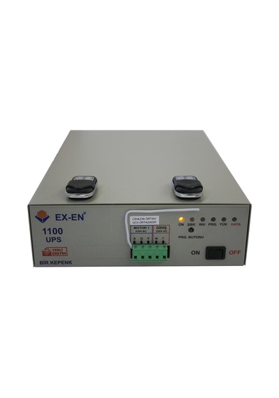 1000 W Kepenk Güç Kaynağı Ups Tek Kepenk İçin 2 Kumandalı Max 12m2 140 Nm Max