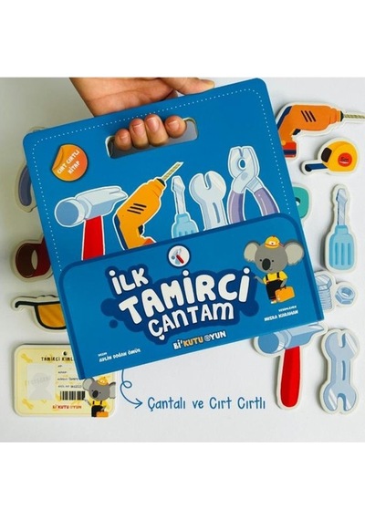 Bi Kutu Oyun İlk Tamirci Çantam Cırt Cırtlı Kitap - Aylin Doğan