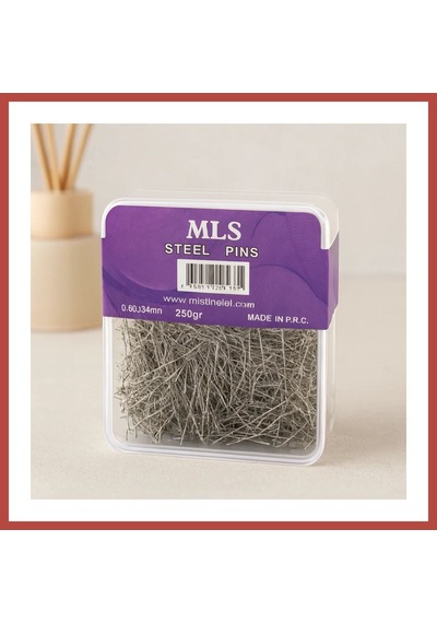 Bezos Toplu İğne 0.60 X 34 Mm 250 G Şeffaf Mika Kutulu Erdotıca