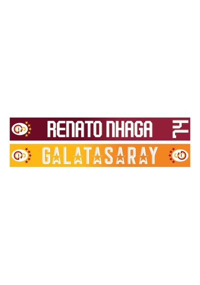 Gsstore Galatasaray Renato Nhaga Welcome Şal Atkı U252393 Sarı - Kırmızı