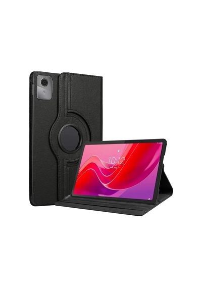 Sh Lenovo Tab M11 Tb330fu 360 Tablet Deri Kılıf - Siyah Najmaddin Diğer