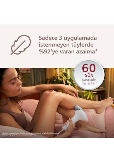 Philips Lumea 8000 Serisi BRI940/00 IPL Tüy Alma, Vücut için 1 Başlık, Çanta