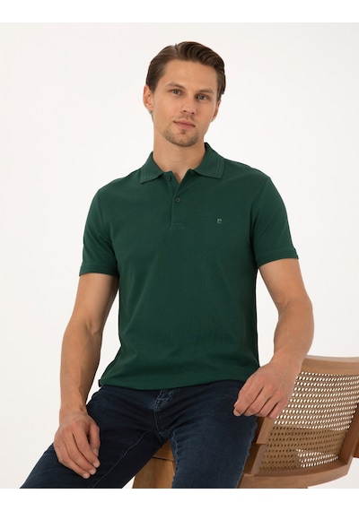 Pierre Cardin Erkek Koyu Yeşil Tişört Basic 50325323-vr079 Koyu Yeşil