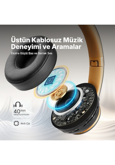 Ttec Soundlife Neo 2KM158 Bluetooth 5.3 Kulaküstü Kulaklık