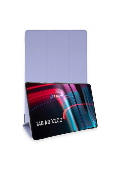 Newface - 575 - Samsung Galaxy X200 Tab A8 10.5 Kılıf Tablet Smart Kılıf - Edntrend - - Lila