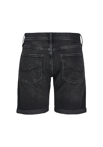 Jack & Jones Jack Jones Erkek Likralı Siyah Kot Şort 12269612 Siyah