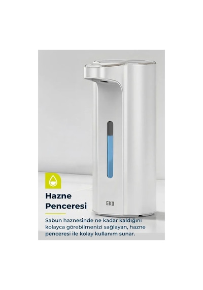 Primanova Eko Aroma Pro Akıllı Sıvı Sabunluk Sensörlü -beyaz
