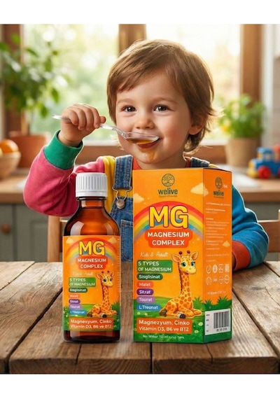 Mg Magnesium Complex - 5 Farklı Magnezyum Türü İçeren Takviye Edici Gıda 150 Ml