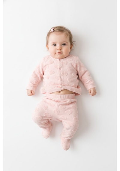 Tiffany Baby & Kids Puffy Cloudy Tasarımlı Patikli 2li Takım Toz Pembe