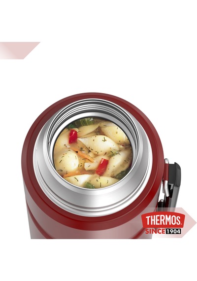 Thermos Sk2020 Stainless King X Large Paslanmaz Çelik Termos 2 Litre Kırmızı