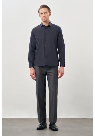 İmza Koyu Lacivert Uzun Kol Düz Bez Ayağı Yarım İtalyan Yaka Cepsiz Pamuklu Classic Slim Fit Gömlek 1004245268 Koyu Lacivert İmza Koyu Lacivert Uzun Kol Düz Bez Ayağı Yarım İtalyan Yaka Cepsiz Pamuklu Classic Slim Fit Gömlek 1004245268 Koyu Lacivert