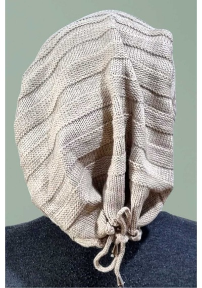 Uniquetrenders 2'li Erkek Kışlık Triko Örgü Bere Ve Boyunluk Camel-füme