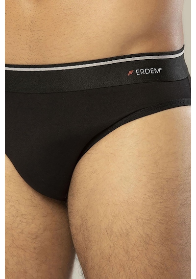 Erdem Siyah Pamuk Elastan Slip 1340 Siyah