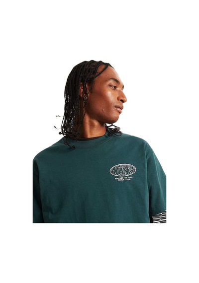 Vans World Tour Loose Ss Tee Erkek Koyu Yeşil T-shirt - Vn000vy8 Vans World Tour Loose Ss Tee Erkek Koyu Yeşil T-shirt - Vn000vy8