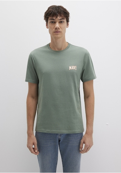 Mavi - Mavi Logo Baskılı Yeşil Tişört 0611714-71483 Yeşil