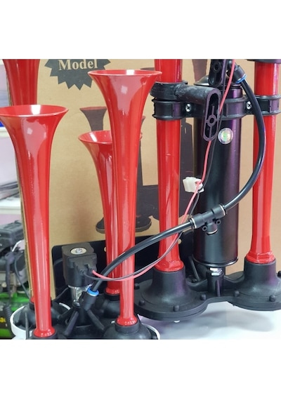 Ahmet Otomotiv 6 Borulu Yankılı Dadan Korna 12volt