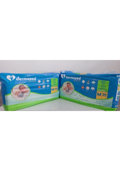 Dermaped 9 Damla Belbantlı Hasta Bezi Medium 60 Adet M