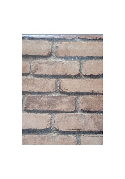 3 D Taş Desenli Silinebilir Duvar Kağıdı 53 Cm Genişliğinde 10 Metre Uzunluğunda Kahve