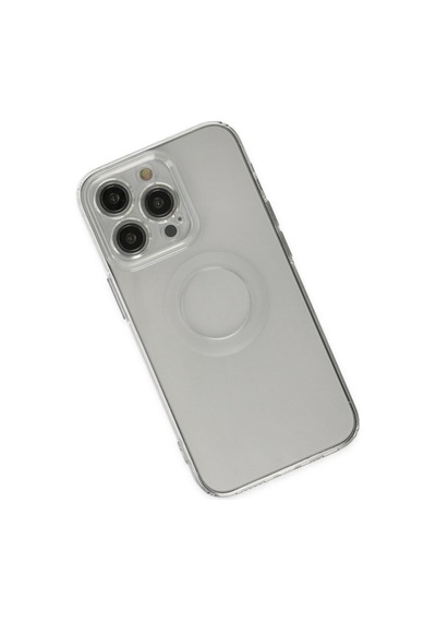 Apple iPhone  Uyumlu,  13 Pro Kılıf Santa Lens Silikon - Şeffaf
