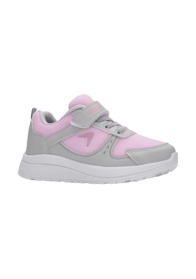 New Hunter Kids Sneaker Esnek Hafif Rahat Çocuk Spor Ayakkabı Tam Kalıp Günlük Ayakkabı Gri Pembe Gri - Pembe