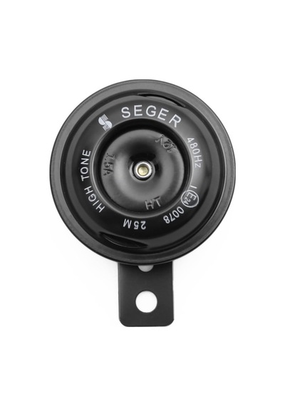 Seger Motorsiklet Kornası 12 Volt/küçük Kafa/siyah