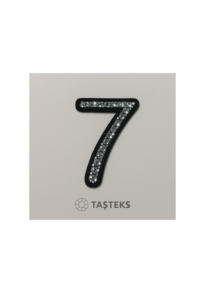 Taşlı Ütülenebilen Veya Sticker Olarak Kullanılabilen 6cm ''7'' Sayısı