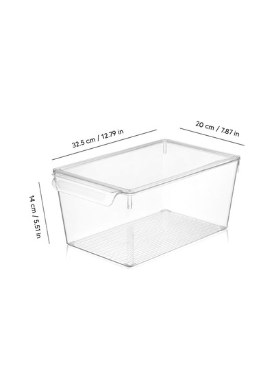 3nanlü Set Kapaklı Buzdolabı Düzenleyici Buzdolabı İçi Düzenleyici Organizer, Meleni Home Çok Renkli