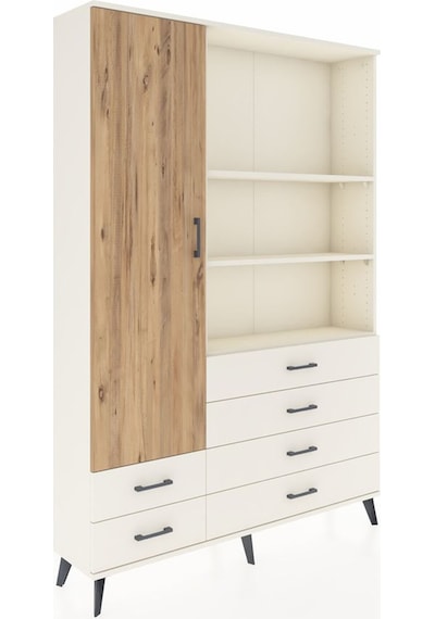 Arges Dolap 7 Raflı 6 Çekmeceli Tek Kapaklı 132x30x195 Aytaş... Aytaşı Arges Dolap 7 Raflı 6 Çekmeceli Tek Kapaklı 132x30x195 Aytaş... Aytaşı