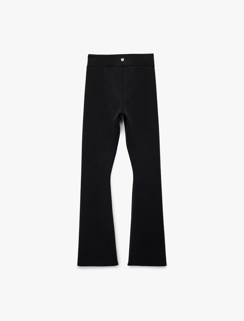 Koton Yüksek Bel Slim Fit İspanyol Paça Spor Tayt Siyah 6wak40106nk SiYAH