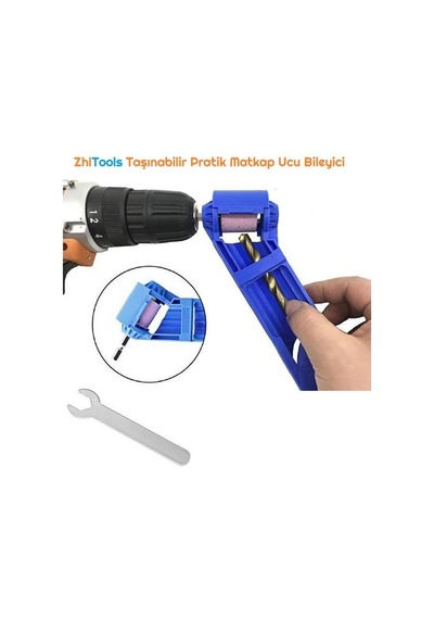 Zhltools Taşınabilir Pratik Matkap Ucu Bileyici