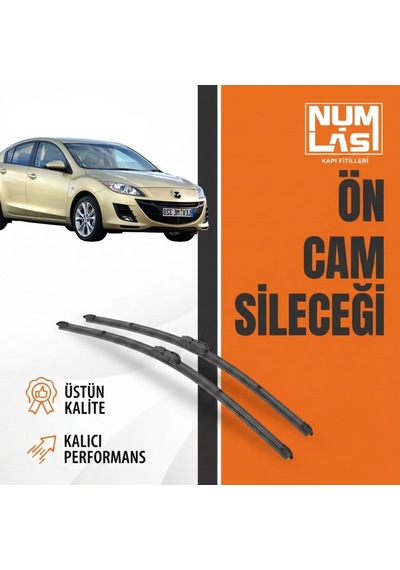 Mazda 3 Sedan 2009-2012 Ön Cam Silecek Takımı Numlas-a Kalite-nm0099