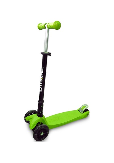 Dynamic Capri 3 Teker Katlanabilir Işıklı Scooter - Yeşil