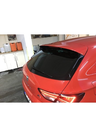 Seat Leon Mk3 Spoiler Çıtası / Arka Cam Çıtası Piano Black Boyalı