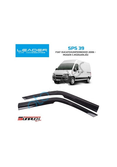 Fiat Ducato Jumper Boxer Mügen Cam Rüzgarlığı 2006-2017 Ön2 Parça