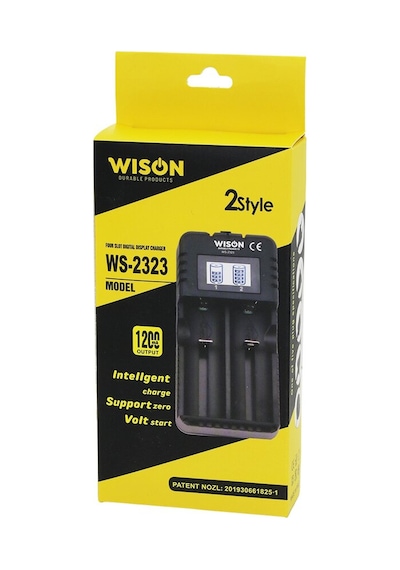2li Pil Şarj Aleti 1200 Ma - 2400ma Fişli 100-240v 5042