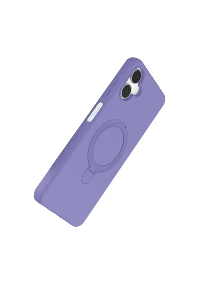 Newface Samsung Galaxy A06 Regal Magsafe Standlı Kapak - Lila